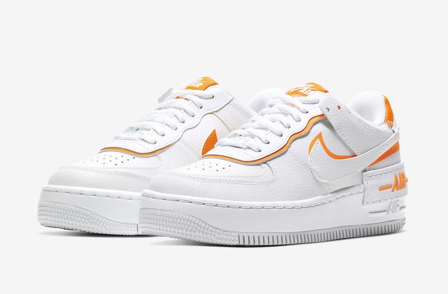 Nike Air Force 1 Orange White