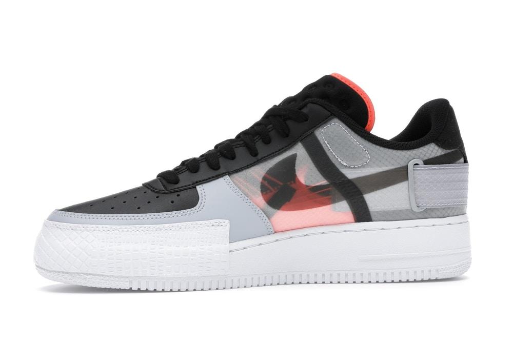 Nike Air Force 1 Type Black Hyper Crimson